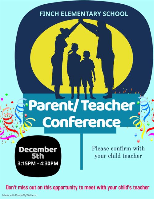  Parent Conference December 5th, 2023